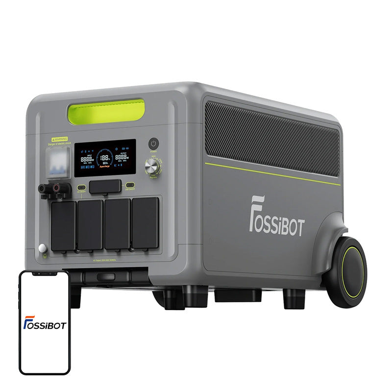 FOSSIBOT F7200 7200W opladningsstation (grøn)