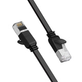 Ugreen Flat Cable Internet Network Cable Ethernet Patchcord RJ45 Cat 6 UTP 1000Mbps 1m sort (NW101 50184)