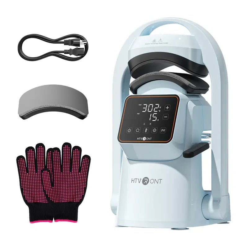 HTVRONT A300 Auto Cap Press (Light Blue)
