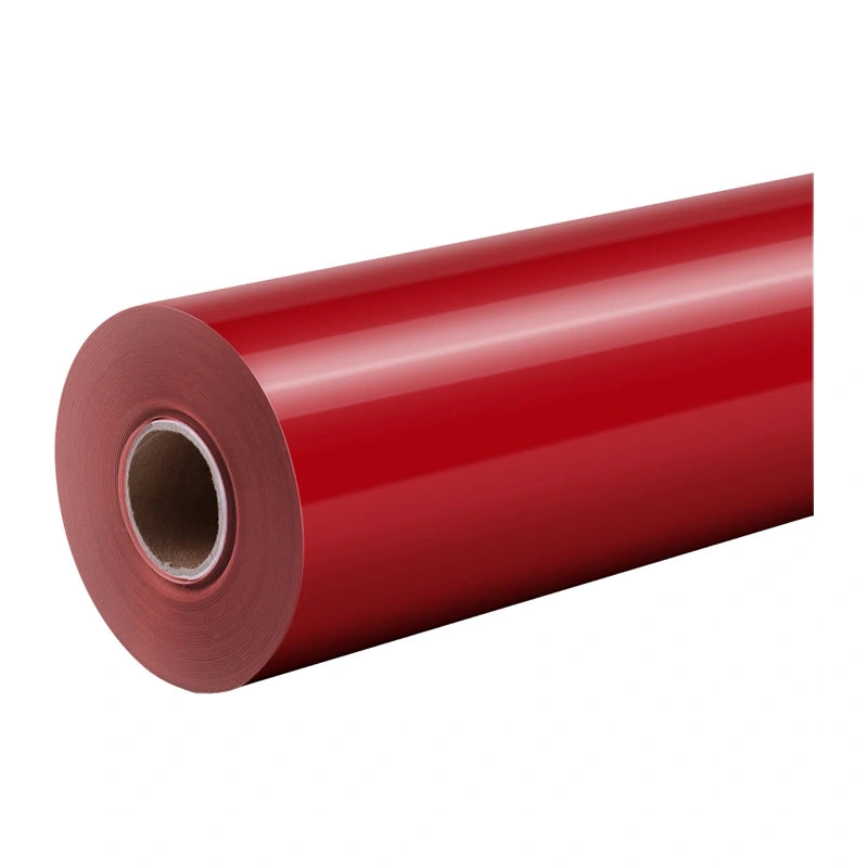 HTVRONT Pure Heat Transfer Film, 30.5 cm x 1.8 m (red)