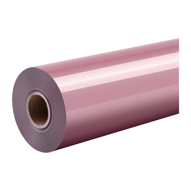 HTVRONT Pure Heat Transfer Film, 30.5 cm x 1.8 m (rose gold)