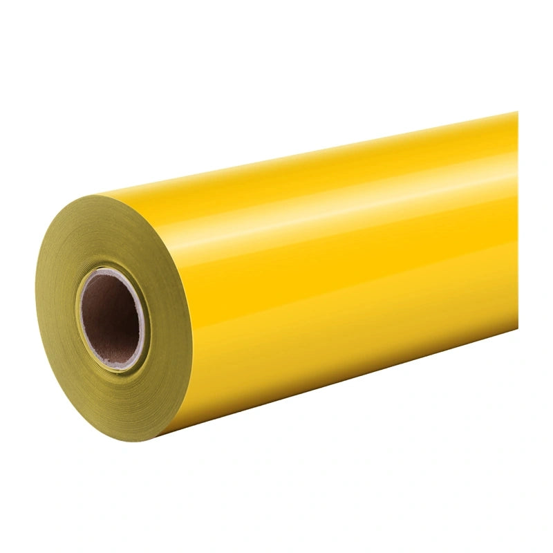 HTVRONT Pure Heat Transfer Film, 30.5 cm x 1.8 m (yellow)