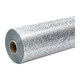 HTVRONT Glitter Heat Transfer Film, 30.5 cm x 90 cm (silver)