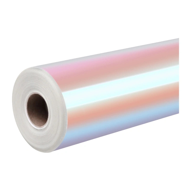 HTVRONT Holographic Self-Adhesive Film, 30.5 cm x 90 cm (Pink-Purple)