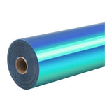 HTVRONT Holographic Self-Adhesive Film, 30.5 cm x 90 cm (turquoise)