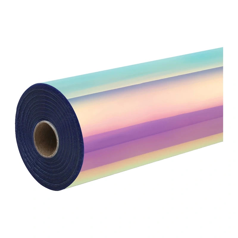 HTVRONT Holographic Self-Adhesive Film, 30.5 cm x 90 cm (Pink)