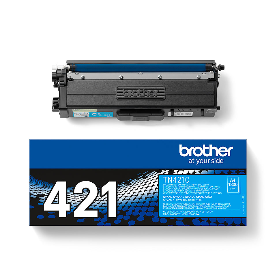 Brother TN-421C tonerpatron 1 stk Original Blå