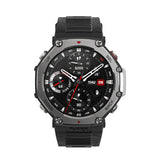 Amazfit T-Rex 3 3.81 cm (1.5") AMOLED 48.5 mm Digital 480 x 480 pixels Touchscreen Black Wi-Fi GPS (satellite)