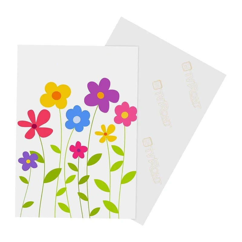HTVRONT Thermal Transfer Paper for Light-Colored Fabrics, A4, 8 sheets