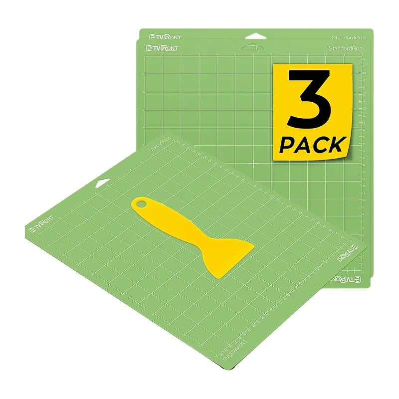 HTVRONT Cutting Mat, 34.8 cm x 37 cm, 3-pack (green)