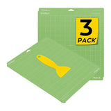 HTVRONT Cutting Mat, 34.8 cm x 37 cm, 3-pack (green)