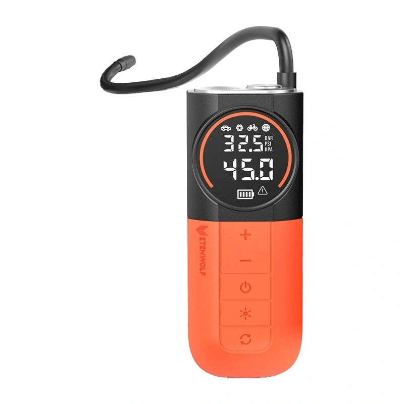 Etenwolf S1 Billuftkompressor, 11,03 bar, 5200 mAh
