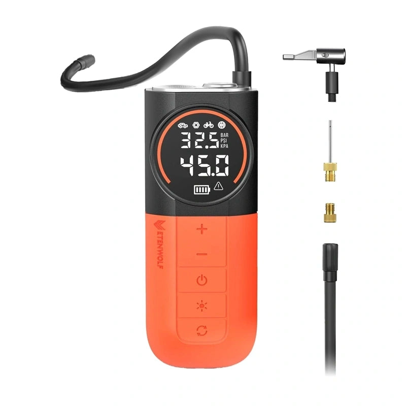 Etenwolf S1 Billuftkompressor, 11,03 bar, 5200 mAh
