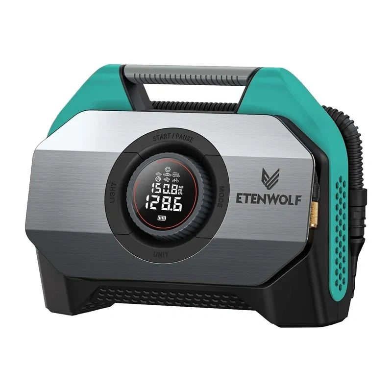 Etenwolf S6 Billuftkompressor, 11.03 bar, 19.200 mAh (blå)