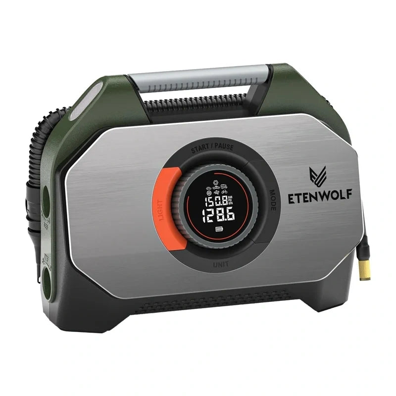Etenwolf S7 bil luftkompressor, 11.03 bar, 38.400 mAh