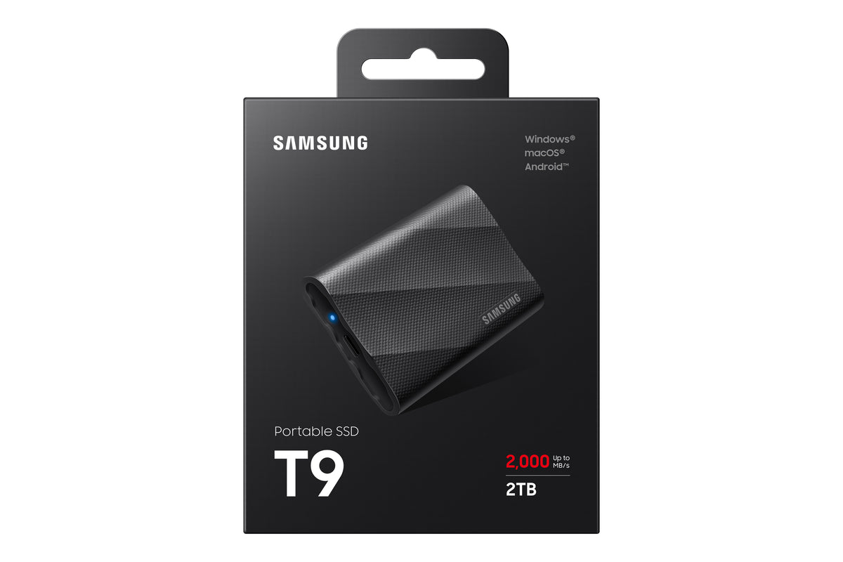 Samsung T9 SSD MU-PG2T0B 2TB USB 3.2 Gen 2x2