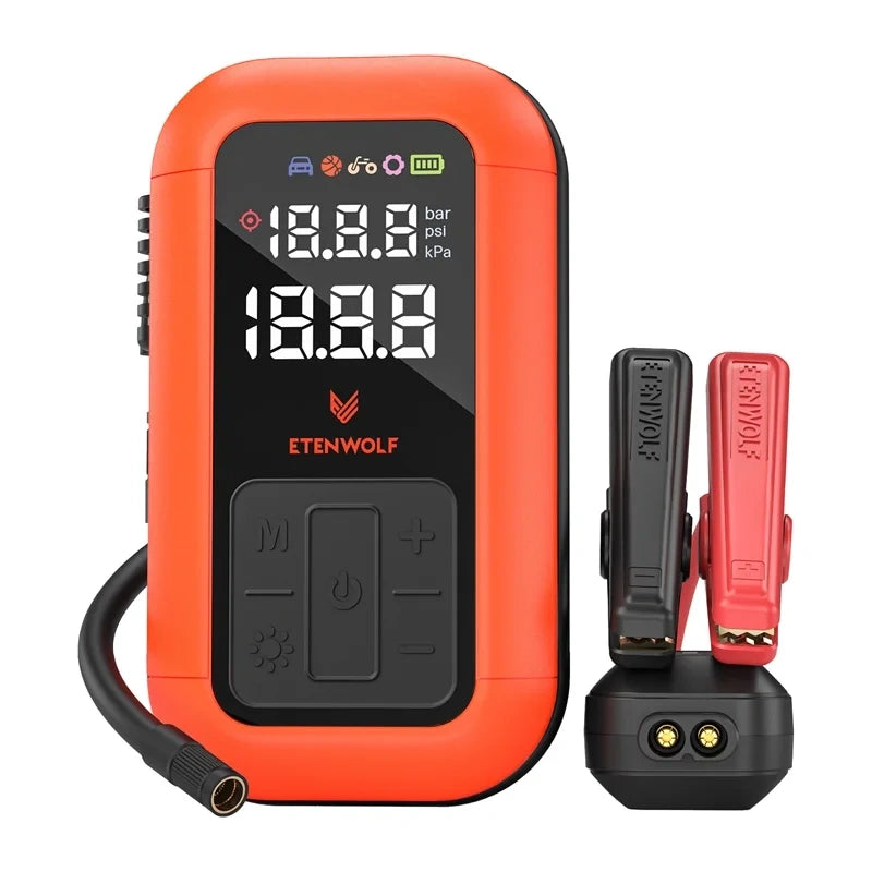 Etenwolf X6 Pro Bil Luftkompressor, 11.03 bar, 8000 mAh