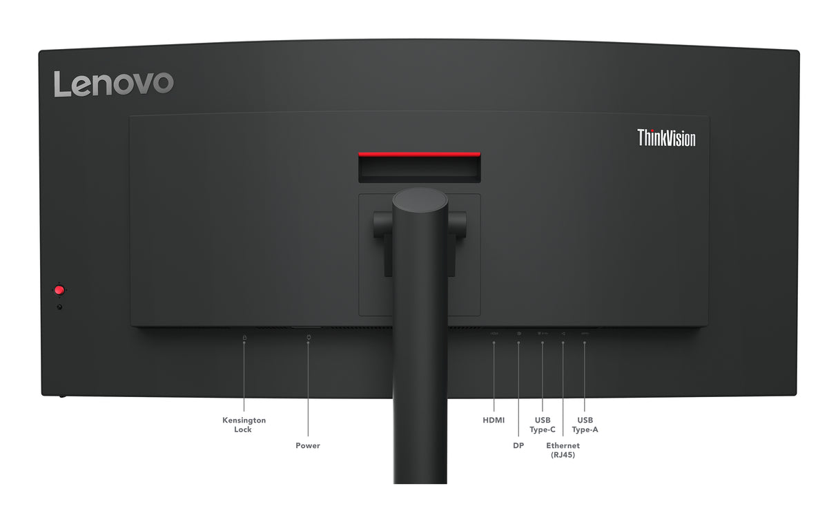 Lenovo ThinkVision T34w-30 LED display 86,4 cm (34") 3440 x 1440 pixel Wide Quad HD Sort