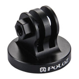 Puluz Mount med 1/4" CNC-tråd til actionkameraer (sort)