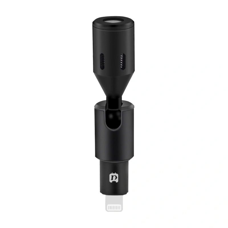 Puluz 8-pin kondensatormikrofon med omnidirectional pickup mønster til mobiltelefoner