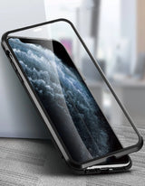 Wozinsky Magnetic Cam Slider Case Full Body Cover indbygget frontglaslinserotator til Huawei P40 sort