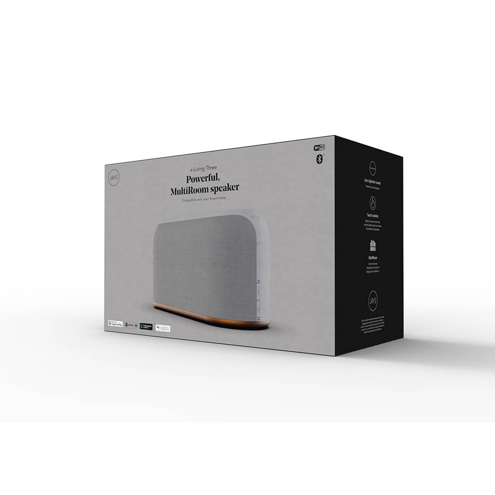 Jays Højttaler S Living Three Multiroom 2x25+2x10 W Hvid