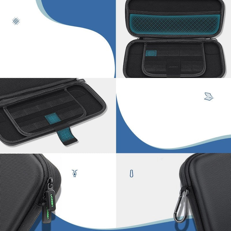 Ugreen Case Box til Nintendo Switch og tilbehør 26 cm x 12 cm x 4 cm sort (LP174 50974)