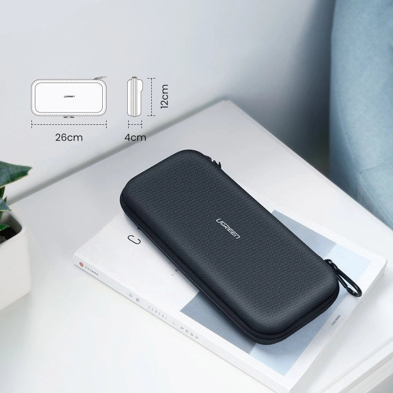 Ugreen Case Box til Nintendo Switch og tilbehør 26 cm x 12 cm x 4 cm sort (LP174 50974)