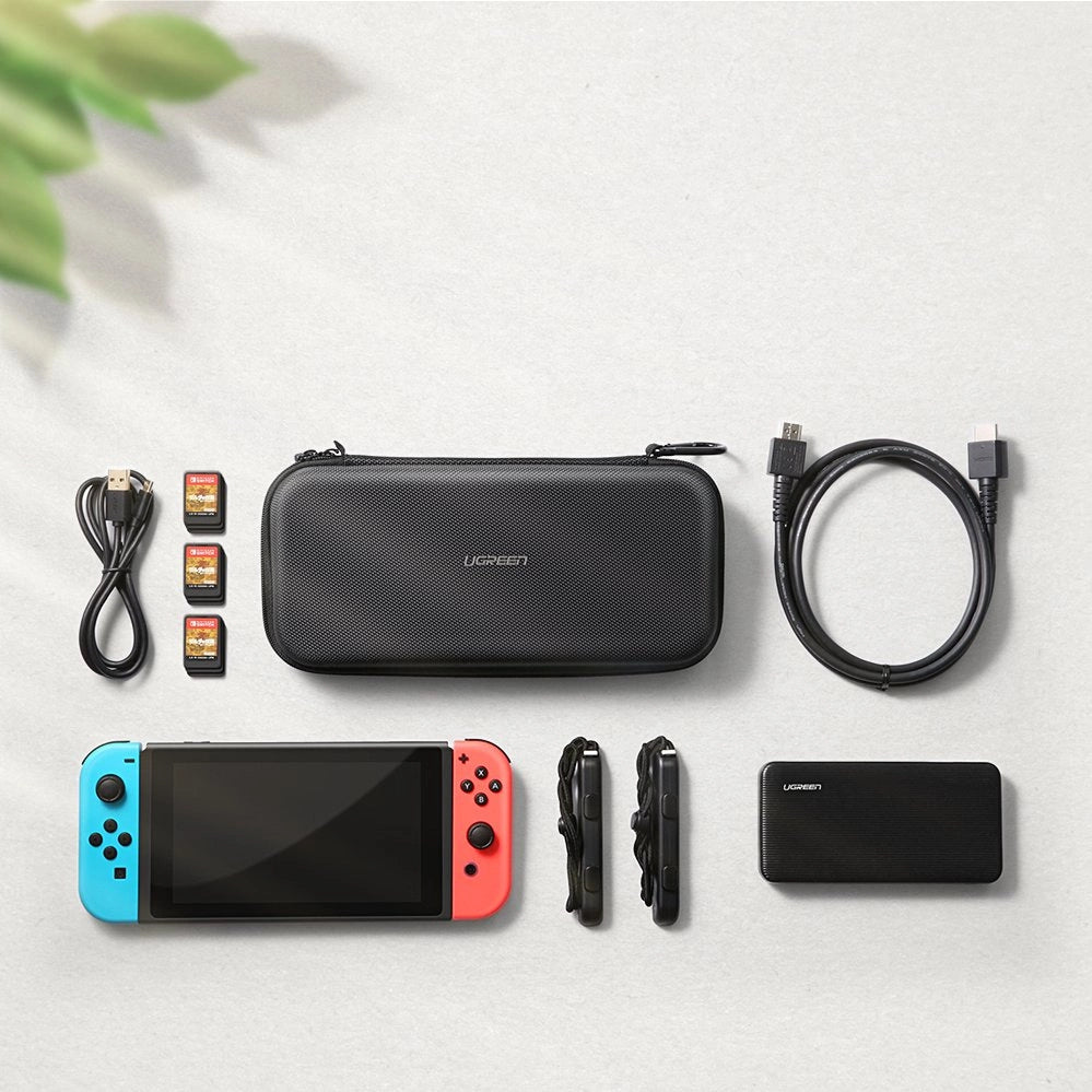 Ugreen Case Box til Nintendo Switch og tilbehør 26 cm x 12 cm x 4 cm sort (LP174 50974)