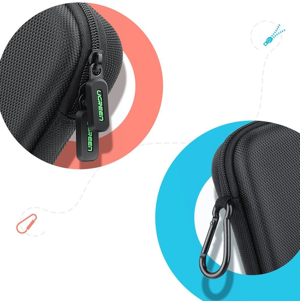 Ugreen Case Box til Nintendo Switch og tilbehør 26 cm x 12 cm x 4 cm sort (LP174 50974)