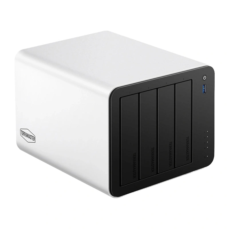TERRAMASTER F4-425 Plus NAS File Server med Intel N95, 8GB RAM, og 4 bays