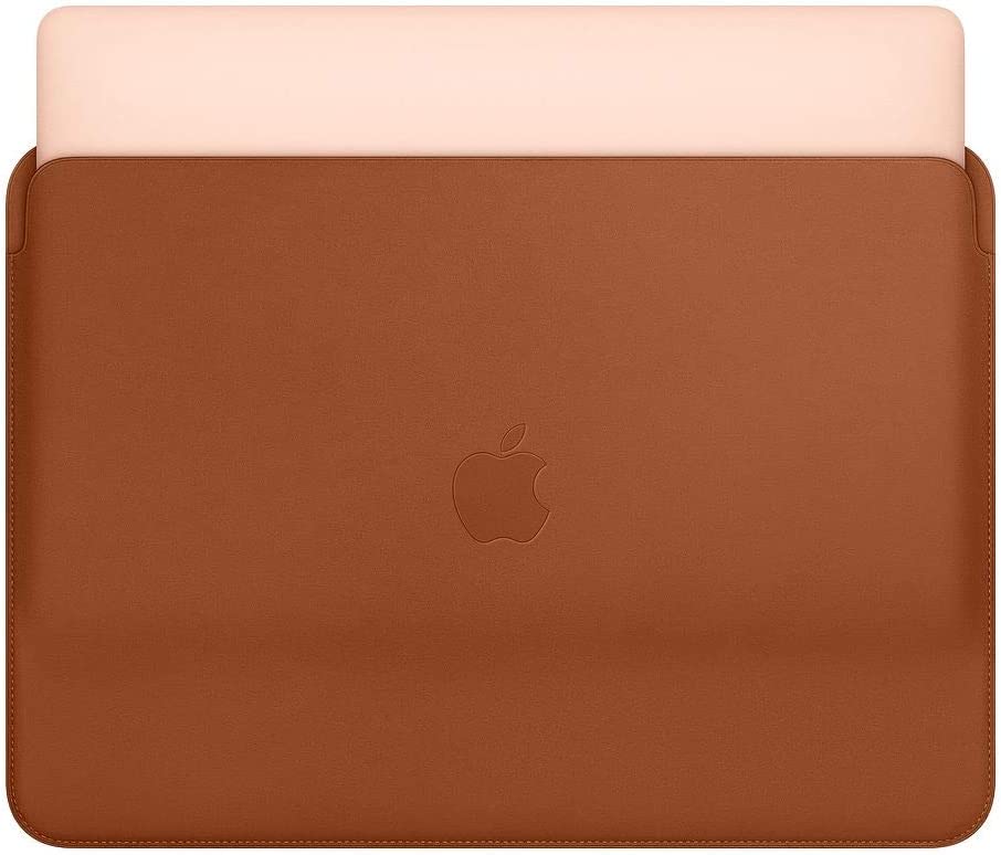 Apple MacBook Pro/Air 13" Leather Sleeve Saddle Brown