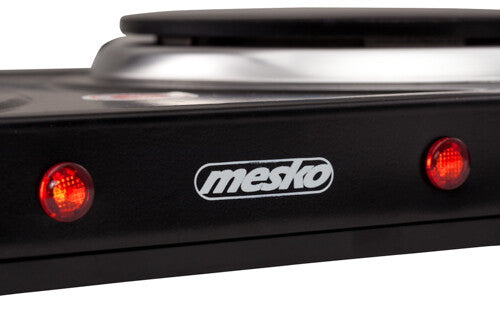 Mesko Home MS 6509 kogeplade Sort Bordplade Forseglet plade 2 zone(s)