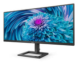 Philips E Line 346E2LAE/23 LED display 86,4 cm (34") 3440 x 1440 pixel Wide Quad HD LCD Sort