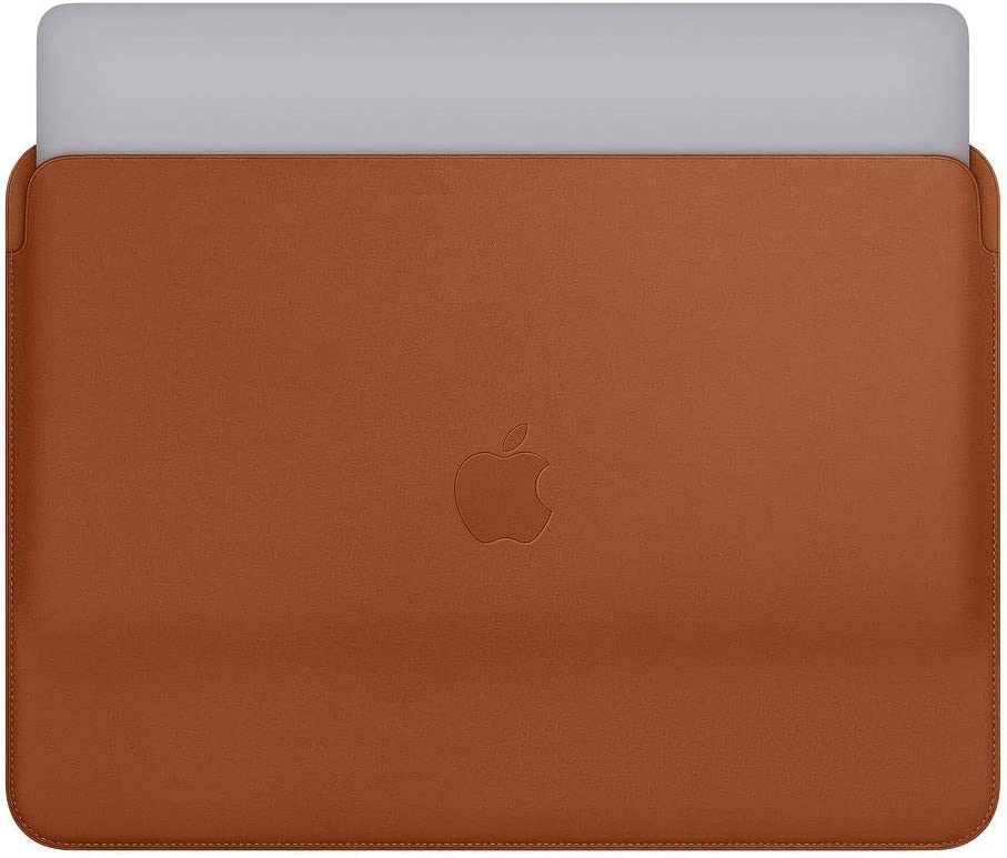 Apple MacBook Pro/Air 13" Leather Sleeve Saddle Brown