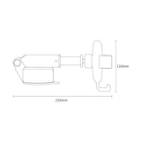 Baseus telescopic gravity car holder for the windshield black (SUYL-TK01)