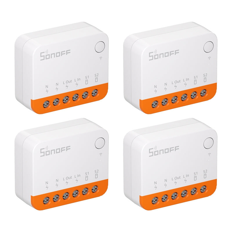 SONOFF MINIR4 (Extreme) Switch, 4-pakke