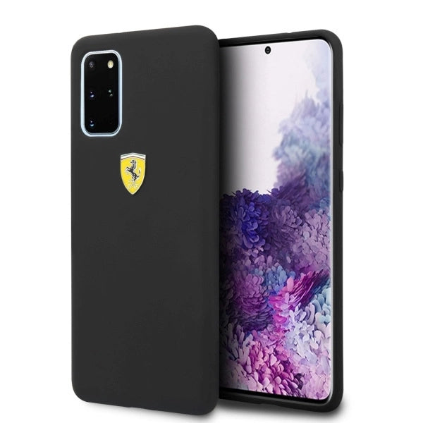 Ferrari Hardcase FESSIHCS67BK S20+ G985 sort/sort Silikon