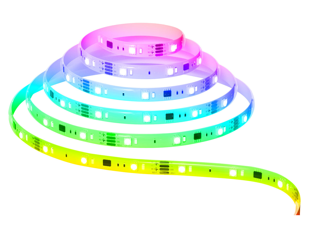 Deltaco Udendørs smart LED-stribe, RGB, 10 m (2 x 5 m)