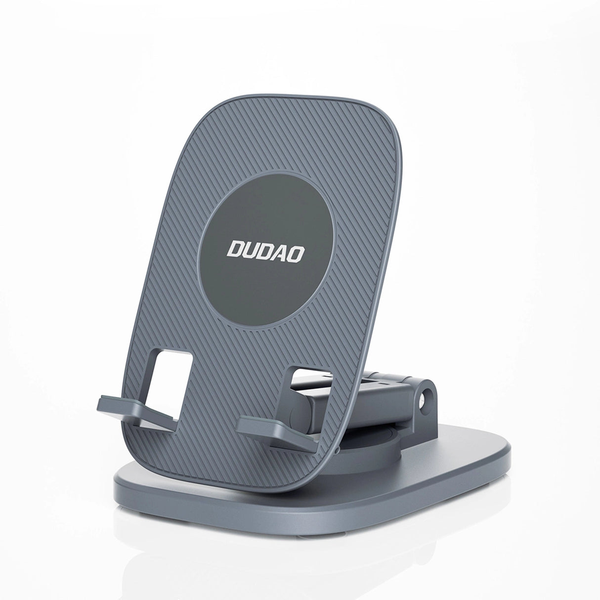 Dudao skrivebords teleskopstativ sammenklappeligt stativ til telefon tablet grå (F5XS)