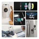 Wozinsky Self-Adhesive Magnetic Car Dashboard Mount Black (WMH-02)