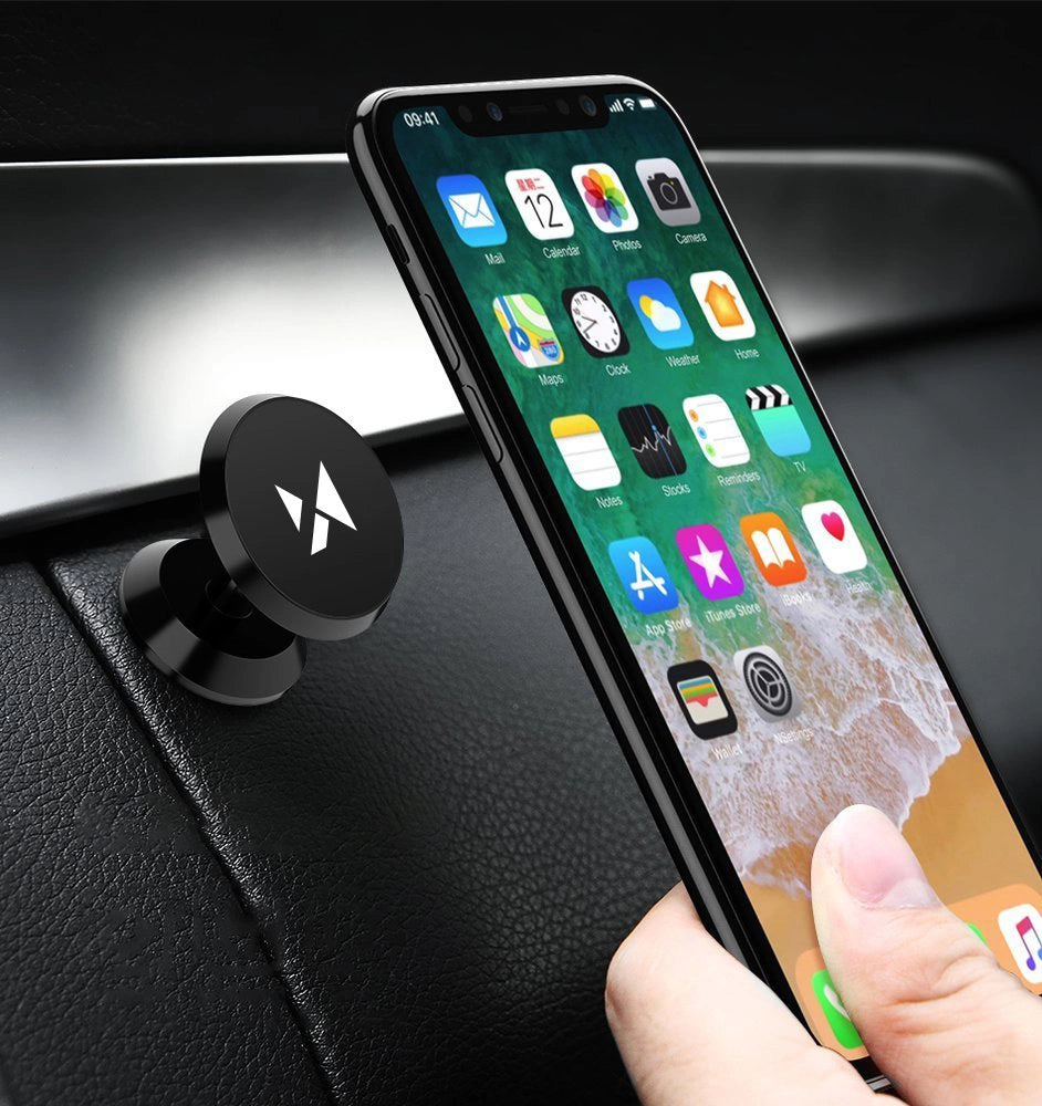 Wozinsky Magnetic Car Dashboard 360 Selvklæbende sort (WMH-05)