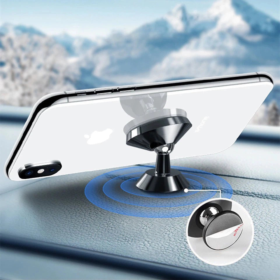 Wozinsky Magnetic Car Dashboard 360 Selvklæbende sort (WMH-05)