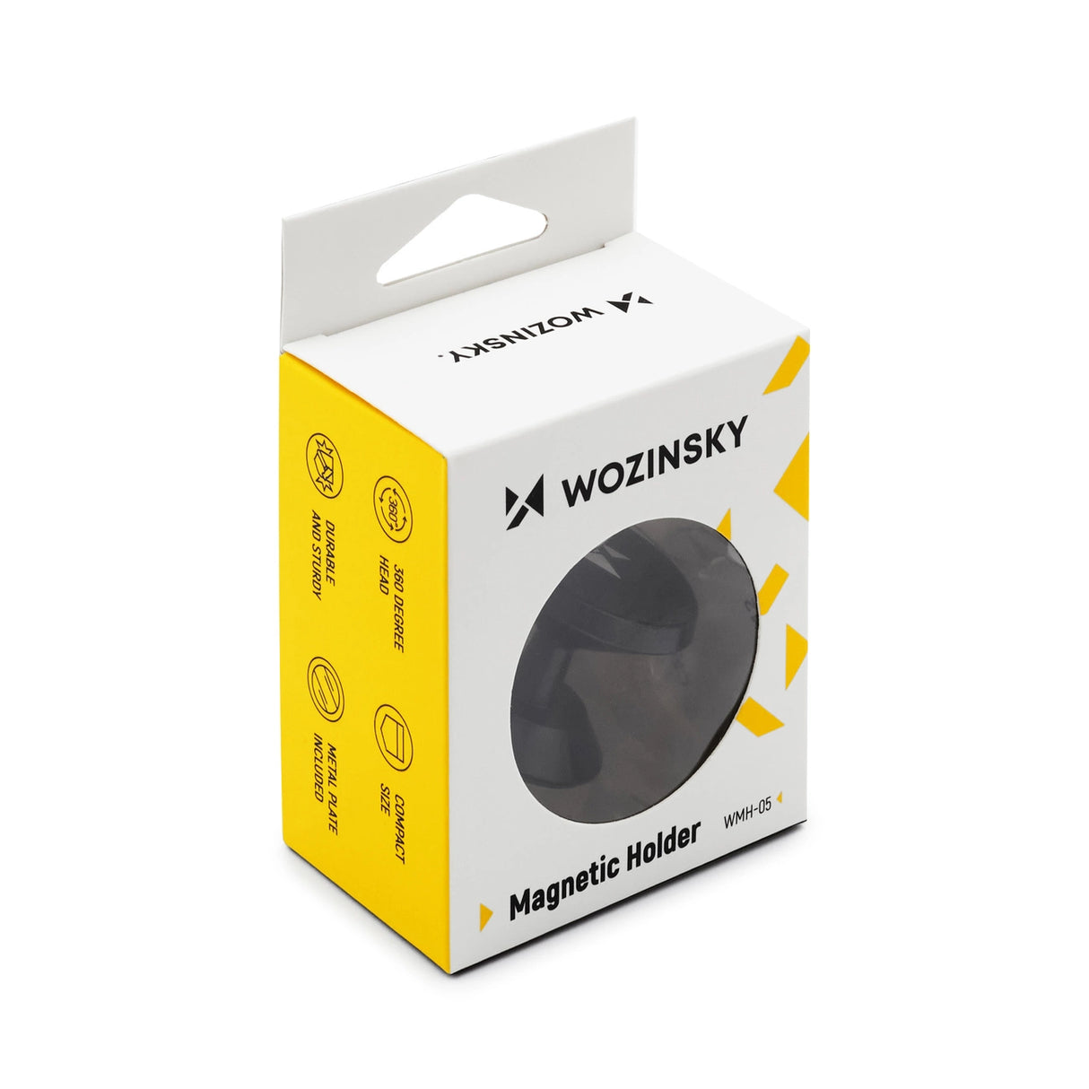 Wozinsky Magnetic Car Dashboard 360 Selvklæbende sort (WMH-05)