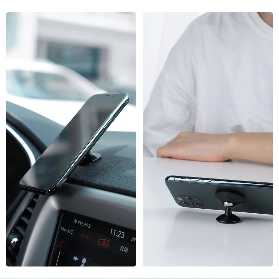Wozinsky Magnetic Car Dashboard 360 Selvklæbende sort (WMH-05)