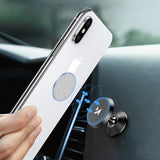 Wozinsky Magnetic Car Dashboard 360 Selvklæbende sort (WMH-05)