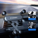 Wozinsky biltelefonholder gravitation til ventilationsgrill sort (WCH-05)