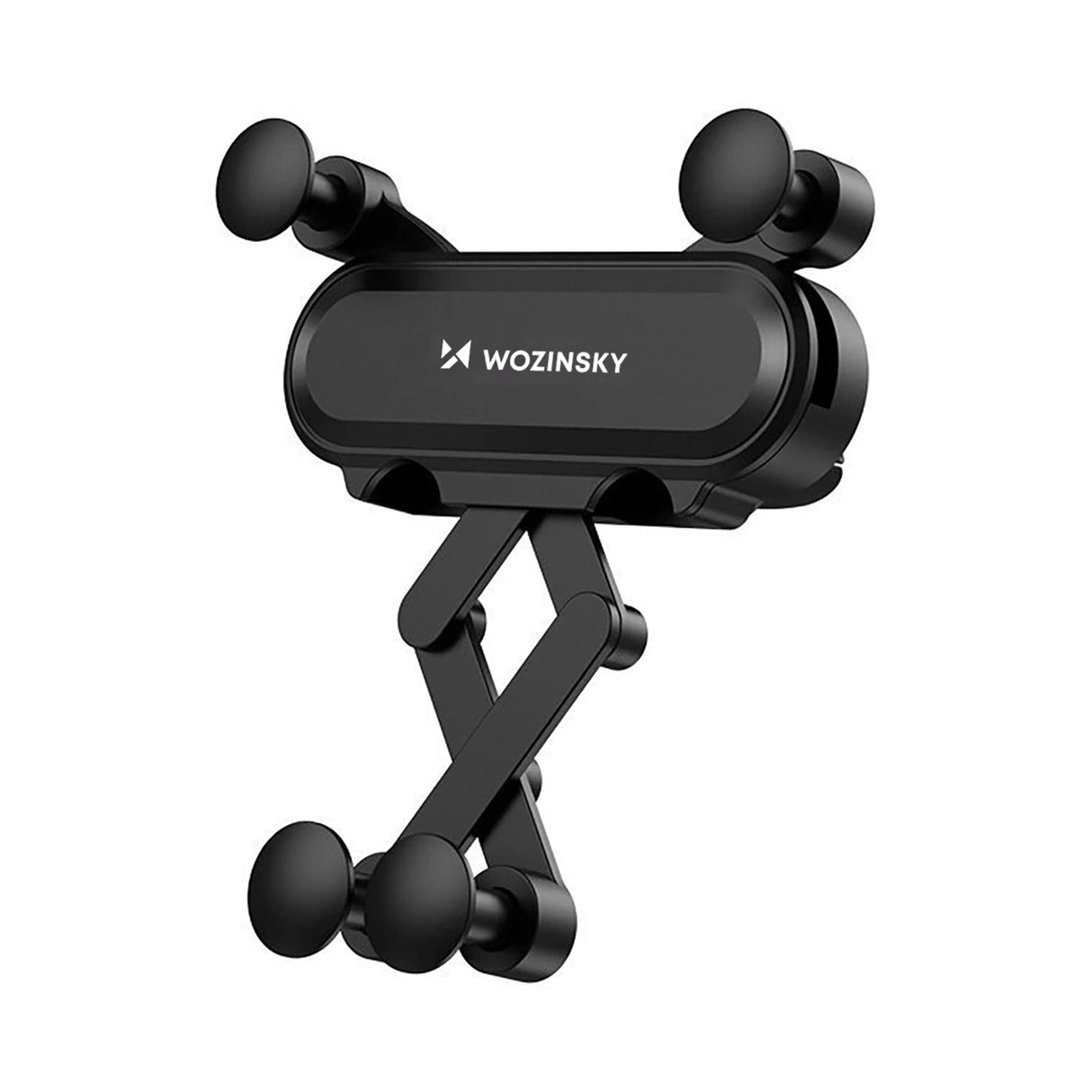 Wozinsky biltelefonholder gravitation til ventilationsgrill sort (WCH-05)