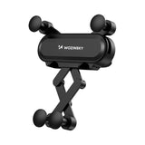 Wozinsky biltelefonholder gravitation til ventilationsgrill sort (WCH-05)