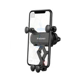 Wozinsky biltelefonholder gravitation til ventilationsgrill sort (WCH-05)